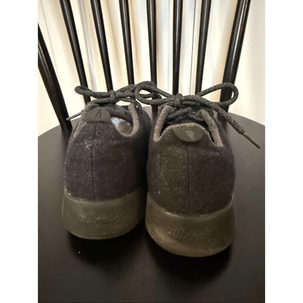 AllBirds black on black classic wool running sneaker size 9 - Picture 8 of 14